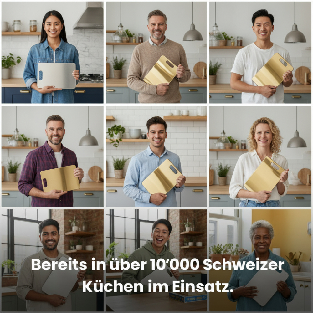 TitanCut Gold 316 - Schütze dich und deine Familie vor Keimen, Bakterien und Mikroplastik.