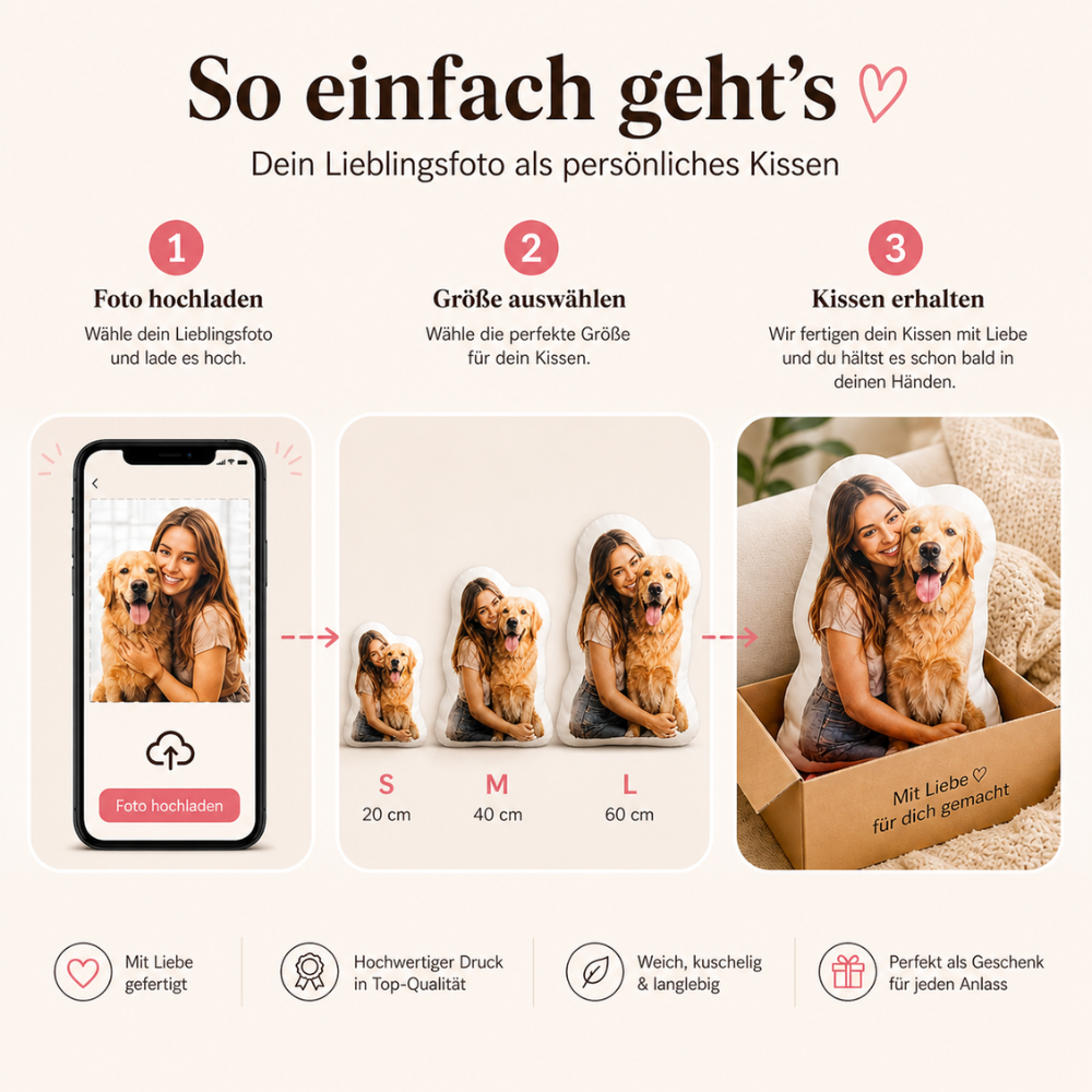 Personalisiertes 3D Kissen