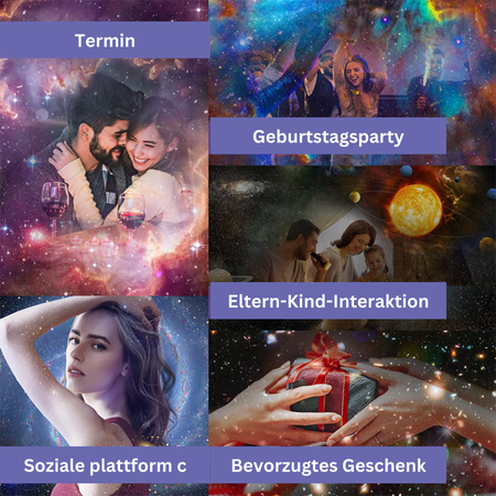 GalaxyProjektor – Tauche in den magische Sternenhimmel und entspanne dich wie nie zuvor! ✨