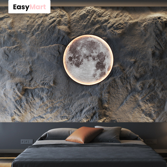 Moderne Mond Wandlampe 🌙 – Stilvolle Beleuchtung für dein Zuhause