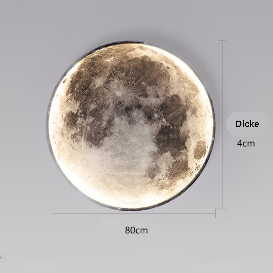 Moderne Mond Wandlampe 🌙 – Stilvolle Beleuchtung für dein Zuhause