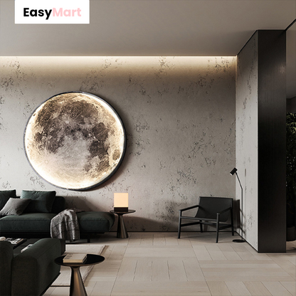 Moderne Mond Wandlampe 🌙 – Stilvolle Beleuchtung für dein Zuhause