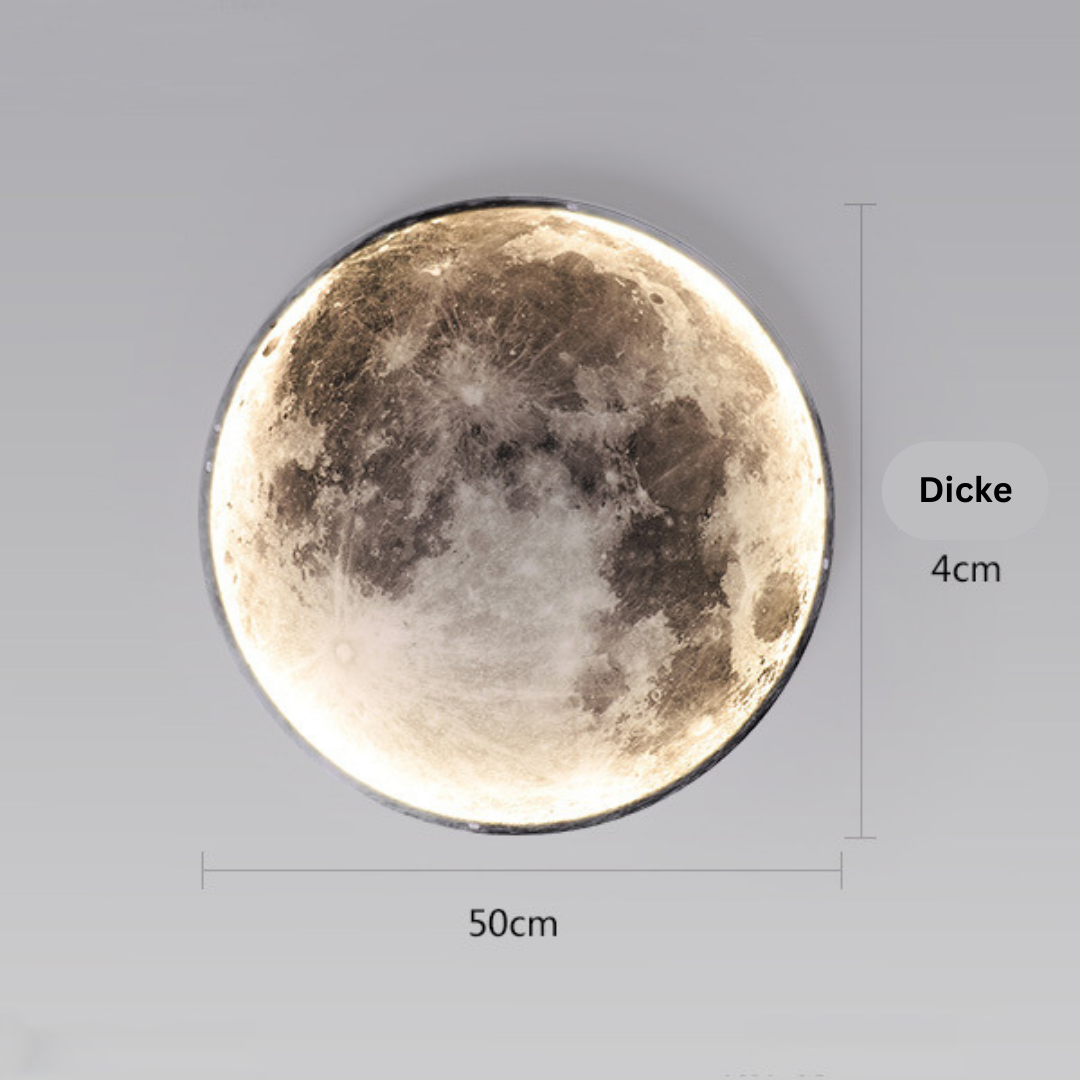 Moderne Mond Wandlampe 🌙 – Stilvolle Beleuchtung für dein Zuhause